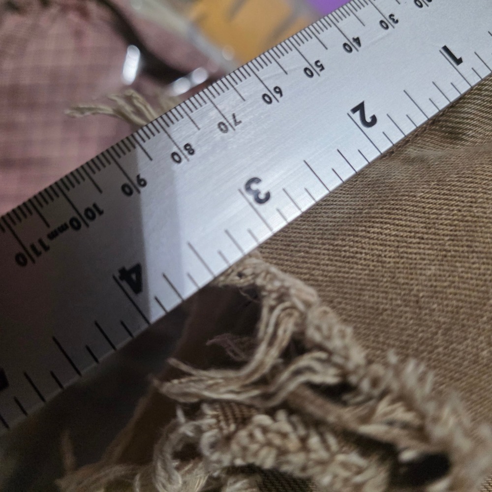 We The Free Free People Distressed Denim Shorts Tan Brown Button Fly Size 29 - Picture 4 of 12